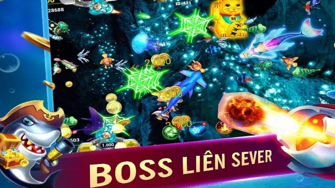 Đối đầu với cá boss bắn cá